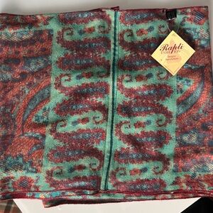 NWT 100% Cashmere Rapti Fashion Infinity Scarf, 2 Sided Designs, One size